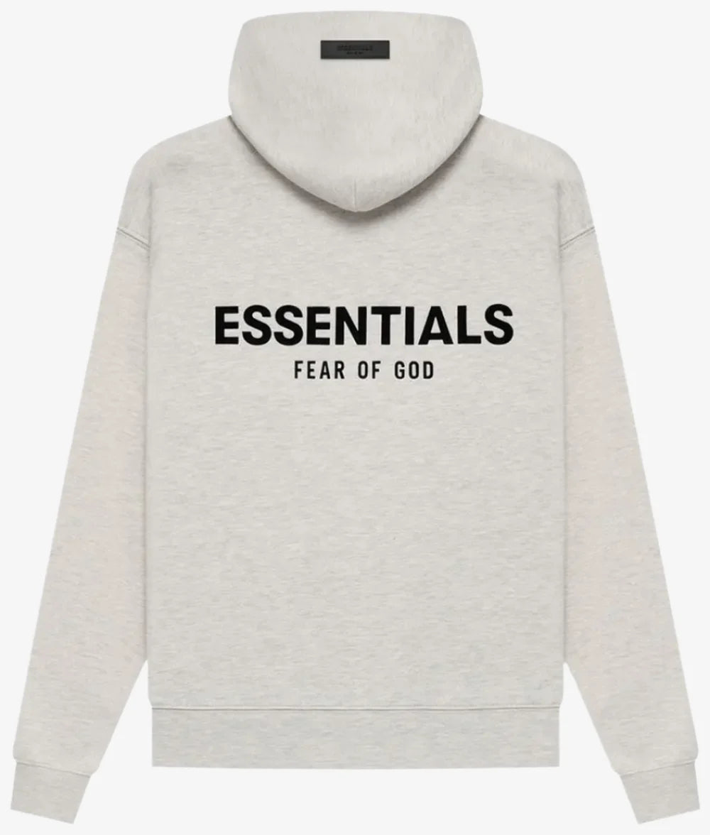Fear of God Essentials Light Oatmeal Hoodie (SS22)